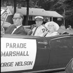 Frank Schatz, Honorary Chief  and Parade Marshall George Nelson, Ethel Nelson