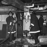 3-10-1967 garage fire  Mike Horn and Bill Covell